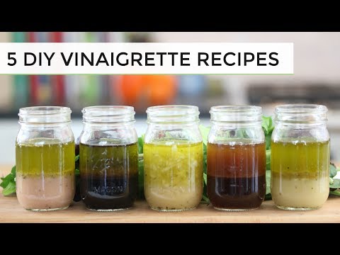 5 DIY SALAD DRESSING RECIPES | quick + easy