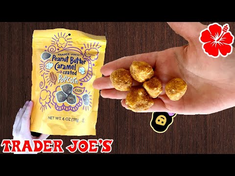 Peanut Butter Caramel Coated Popcorn - Trader Joe’s Product Review