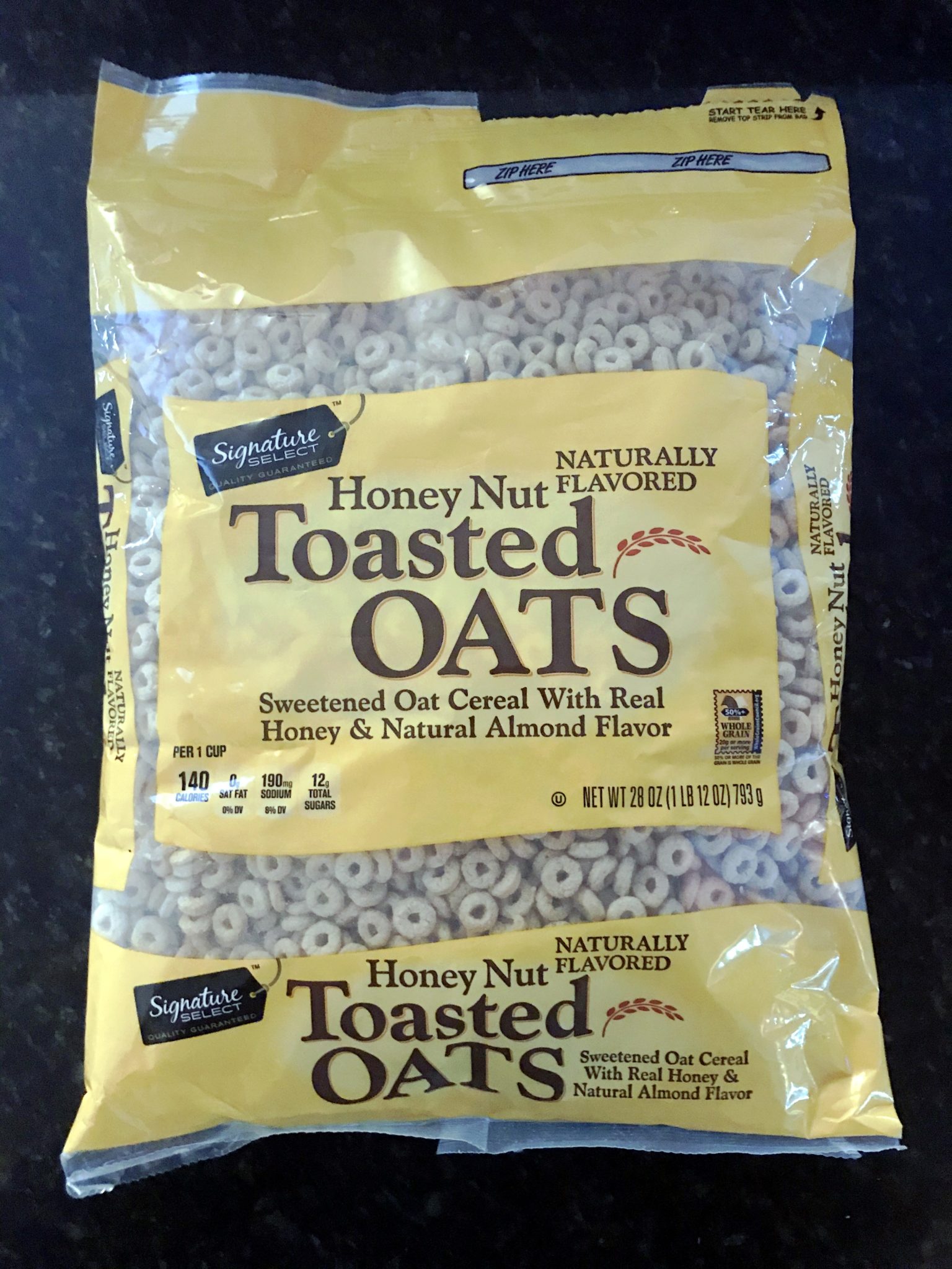 Store Brand Cereal Honey Nut Cheerios vs Signature Select Honey Nut