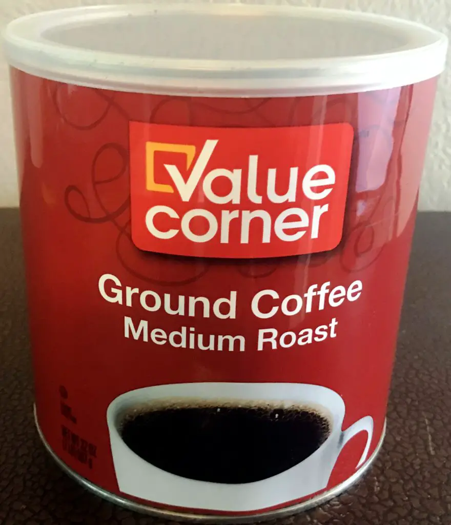 Value Corner Ground Coffee Medium Roast Back