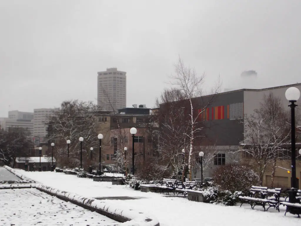 Capitol Hill Seattle Snow Winter