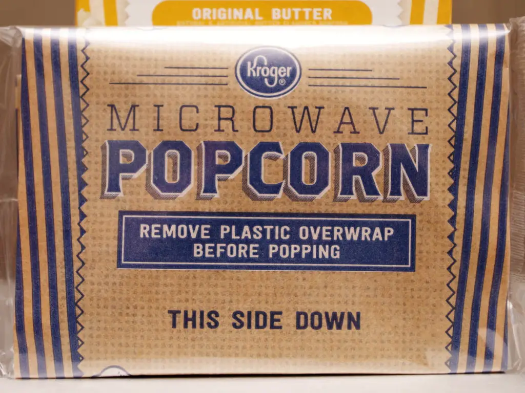 Kroger Microwave Popcorn Bag