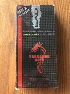 Tarragon Noir Cologne Box