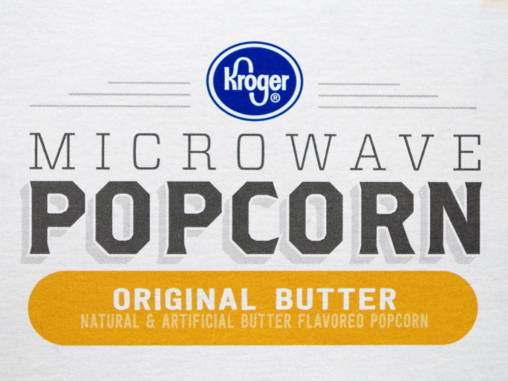 Kroger Microwave Popcorn Original Butter