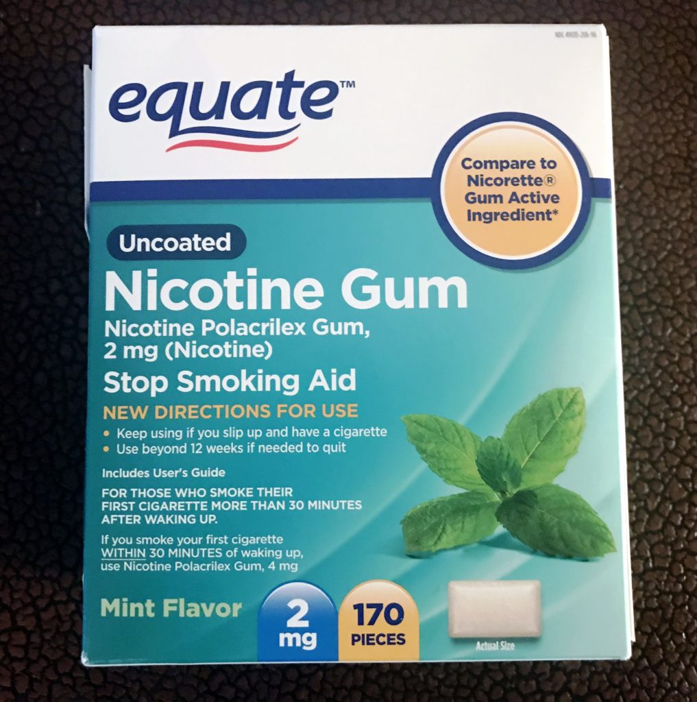 Equate Uncoated Nicotine Gum