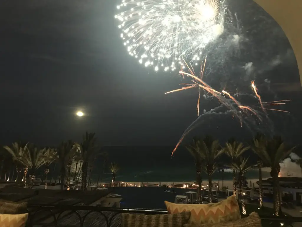 Fireworks Hilton Los Cabos