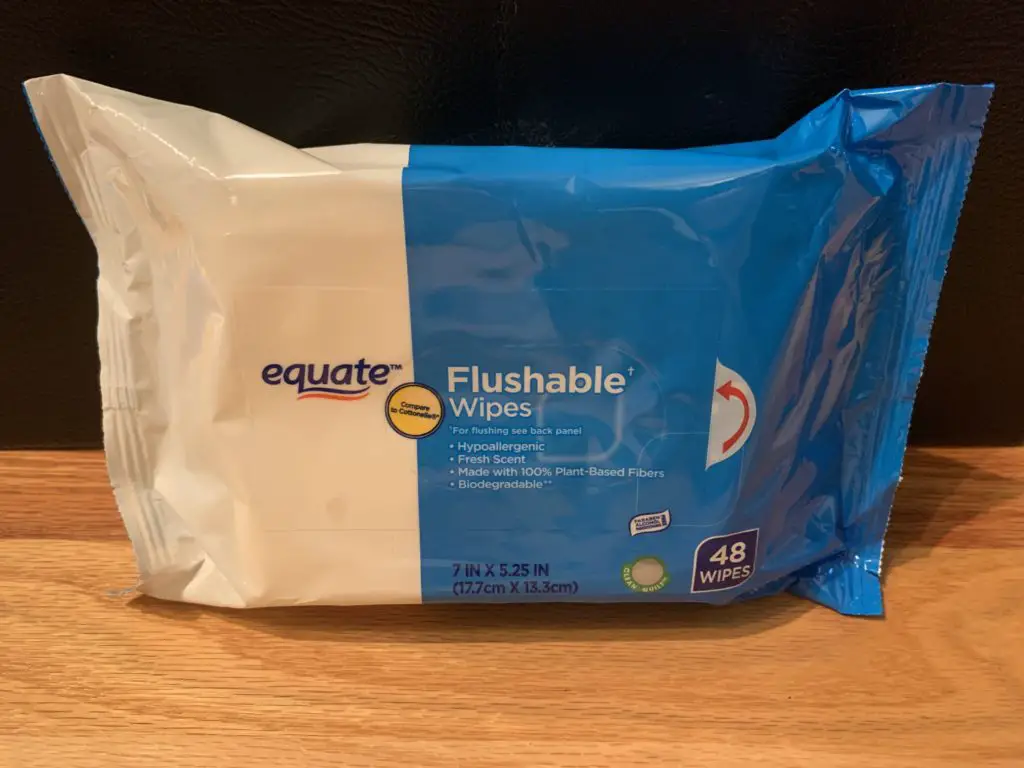 Equate Flushable Wipes