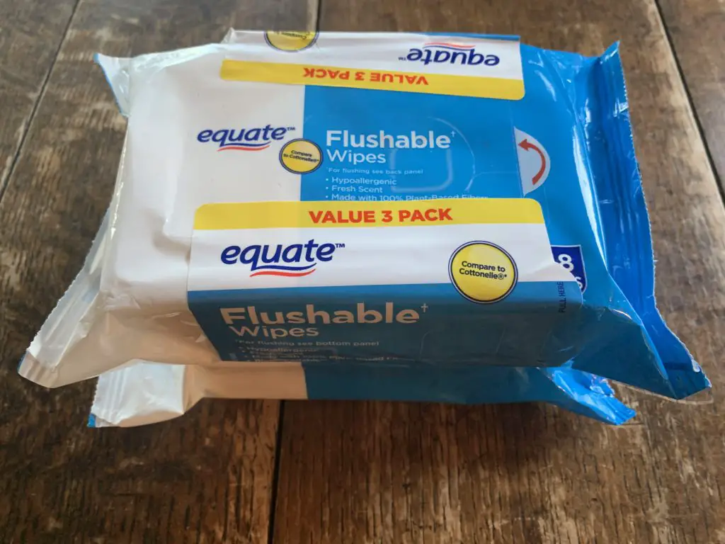 Walmart Equate Flushable Wipes: Hygiene On A Budget | The Off Brand Guy