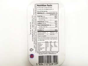 Canned Cod Liver Nutrition Facts