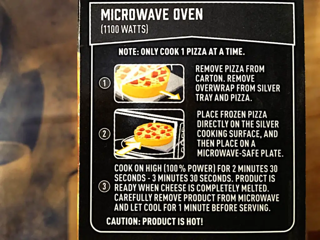 Red Baron Deep Dish Pizza Microwave Instructions
