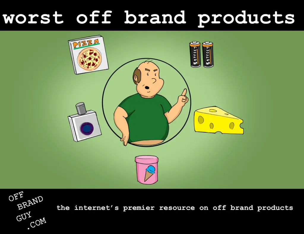 Off Brand Products Infographic