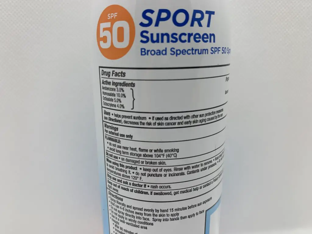 Equate Sunscreen Ingredients