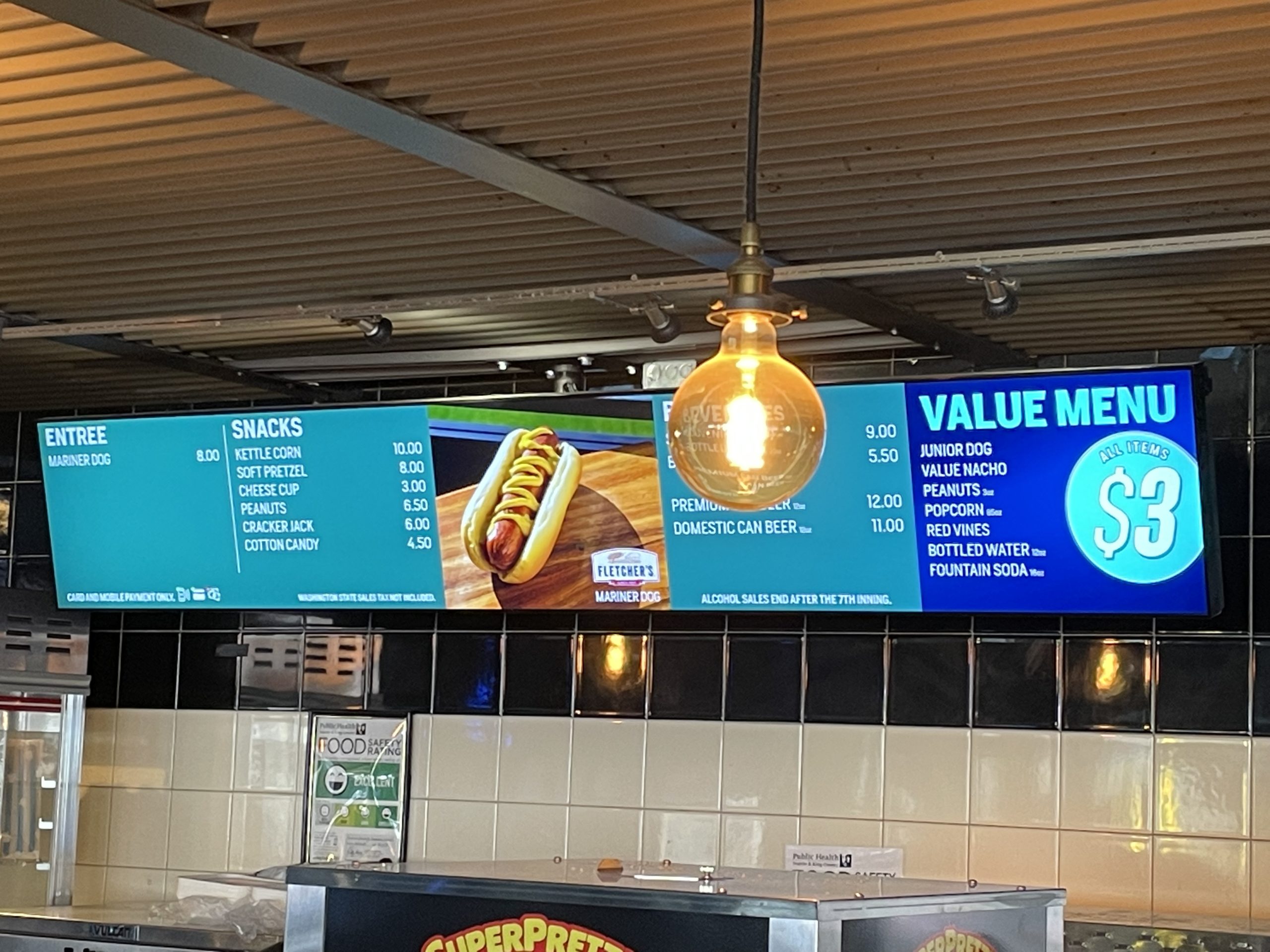 Mariners Value Menu